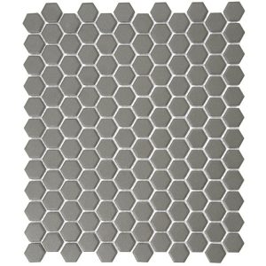 Aquacolor Porcelain Massive Grey Ug Hexagon 23x26x6