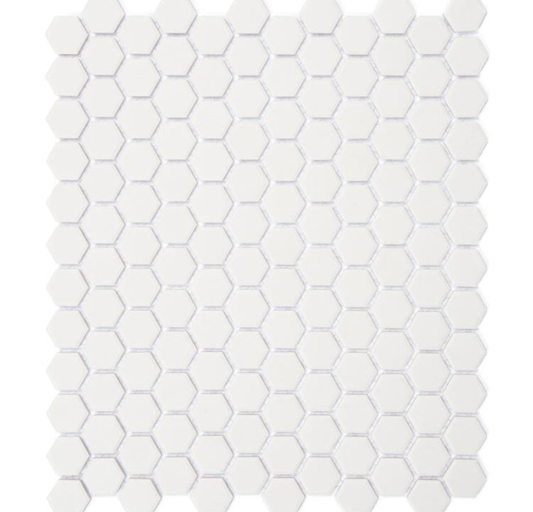 Aquacolor Porcelain Massive Superwhite Ug Hexagon 23x26x6