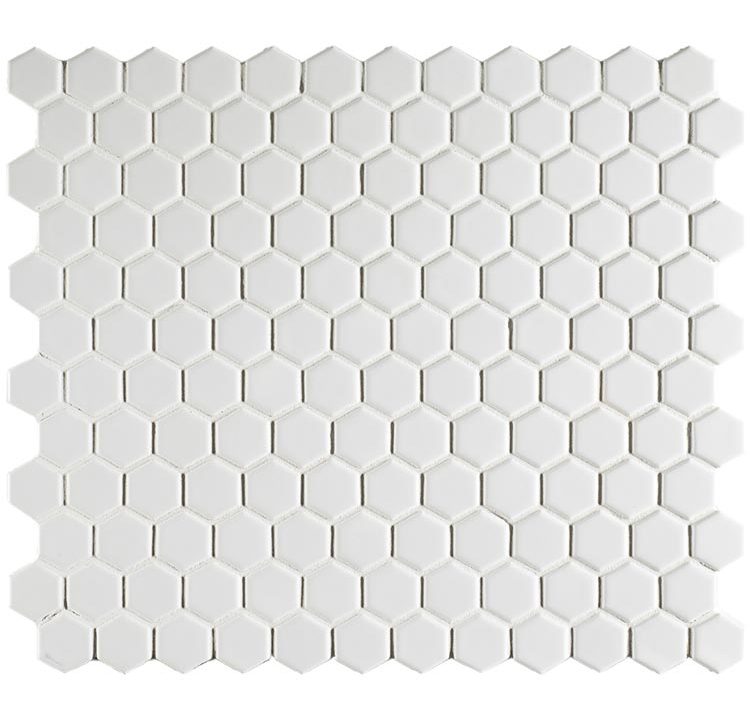 Aquacolor Porcelain Vintage White S Hexagon 23x26x6 B